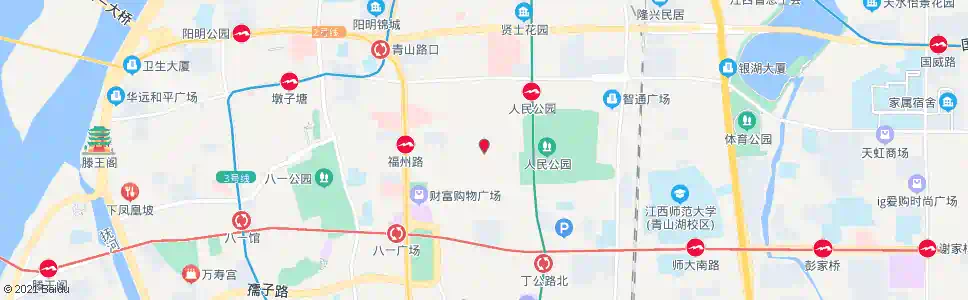 南昌省体育馆_公交站地图_南昌公交_妙搜公交查询2025