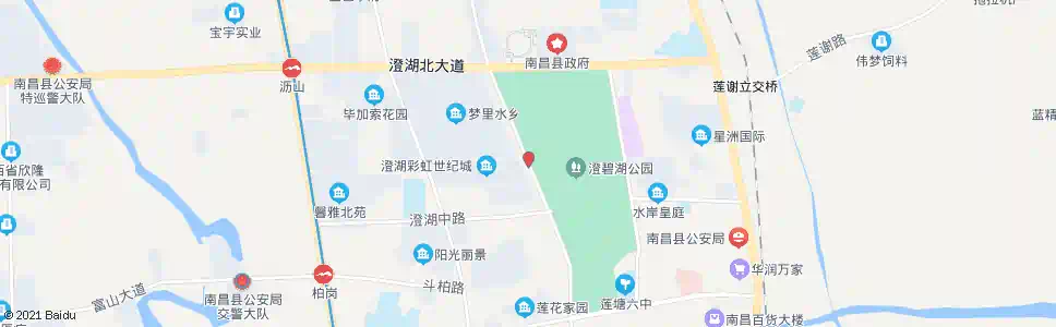 南昌澄湖西路_公交站地图_南昌公交_妙搜公交查询2025
