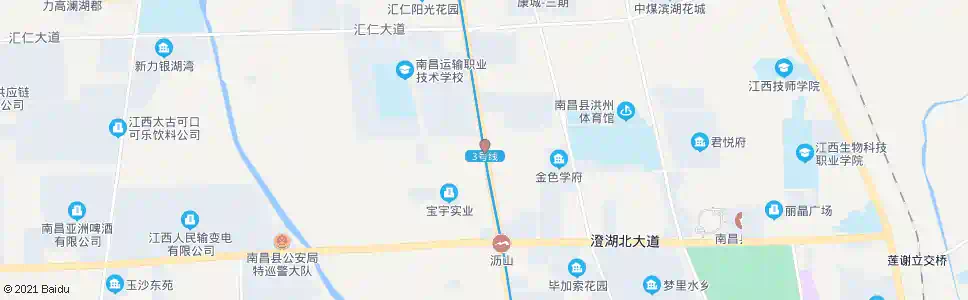 南昌小蓝一路东口_公交站地图_南昌公交_妙搜公交查询2025