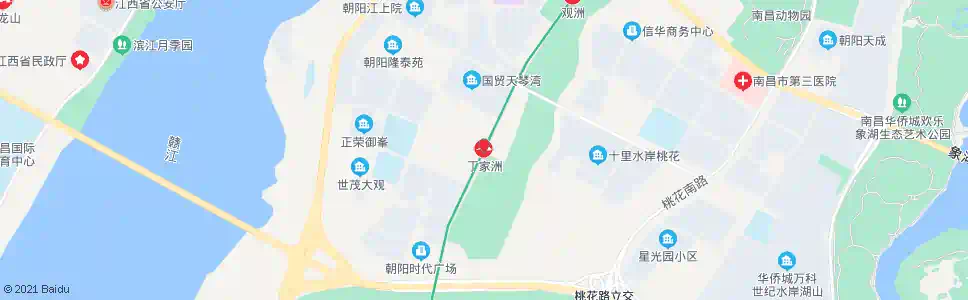 南昌丁家洲路口_公交站地图_南昌公交_妙搜公交查询2025