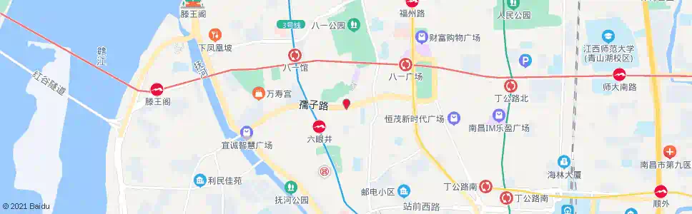 南昌南海行宫_公交站地图_南昌公交_妙搜公交查询2025