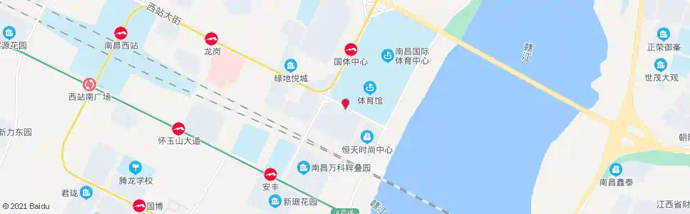 南昌九州大街东口_公交站地图_南昌公交_妙搜公交查询2025