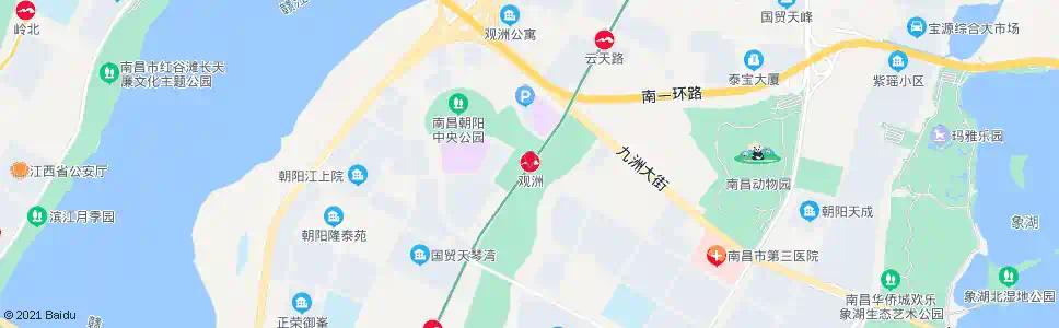 南昌观洲安置点_公交站地图_南昌公交_妙搜公交查询2025