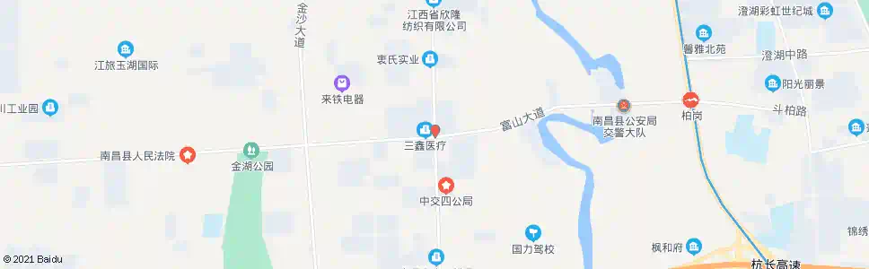 南昌金沙一路_公交站地图_南昌公交_妙搜公交查询2025