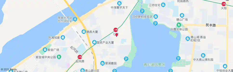 南昌中大路北口_公交站地图_南昌公交_妙搜公交查询2025