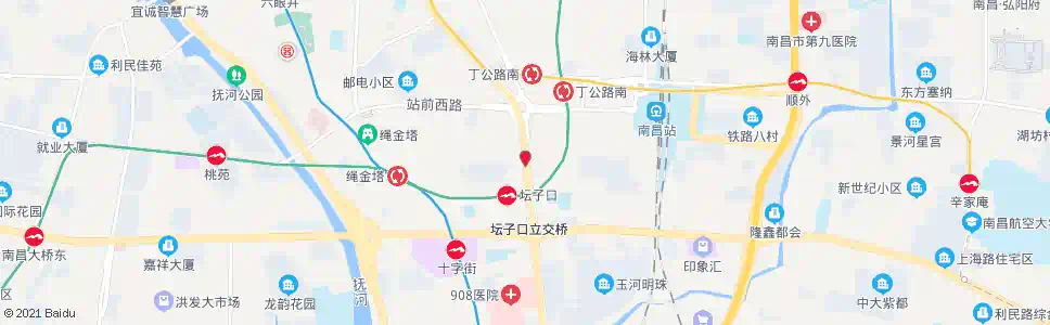 南昌井岗山_公交站地图_南昌公交_妙搜公交查询2025