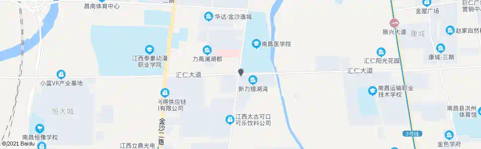 南昌汇仁大道_公交站地图_南昌公交_妙搜公交查询2025