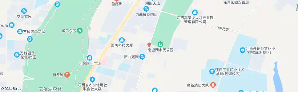 南昌创新二路艾溪湖四路口_公交站地图_南昌公交_妙搜公交查询2025