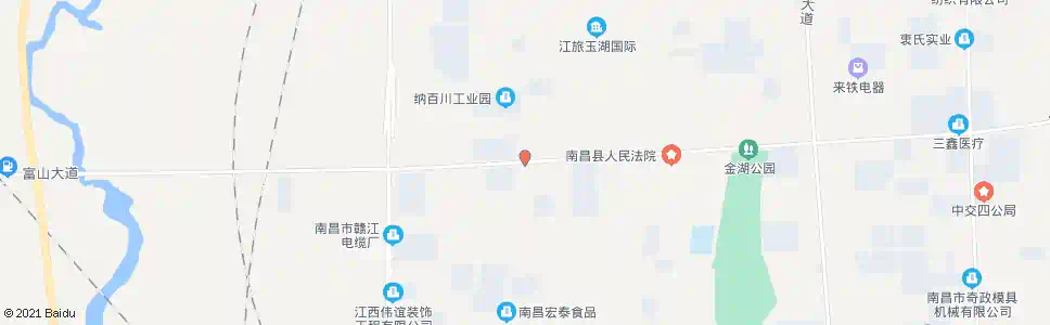 南昌富山三路口_公交站地图_南昌公交_妙搜公交查询2025