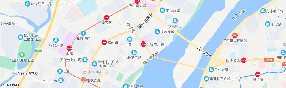 南昌春晖路西口2站_公交站地图_南昌公交_妙搜公交查询2025