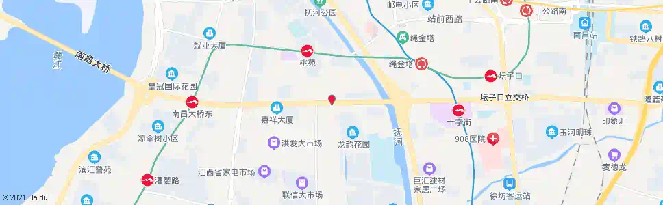 南昌武警总队(洪城大市场)_公交站地图_南昌公交_妙搜公交查询2025