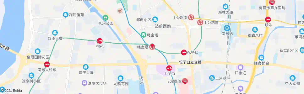 南昌绳金塔_公交站地图_南昌公交_妙搜公交查询2025