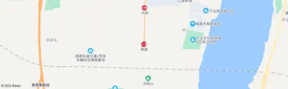 南昌文教路南站_公交站地图_南昌公交_妙搜公交查询2025