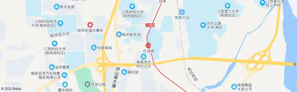 南昌孔目湖站_公交站地图_南昌公交_妙搜公交查询2025