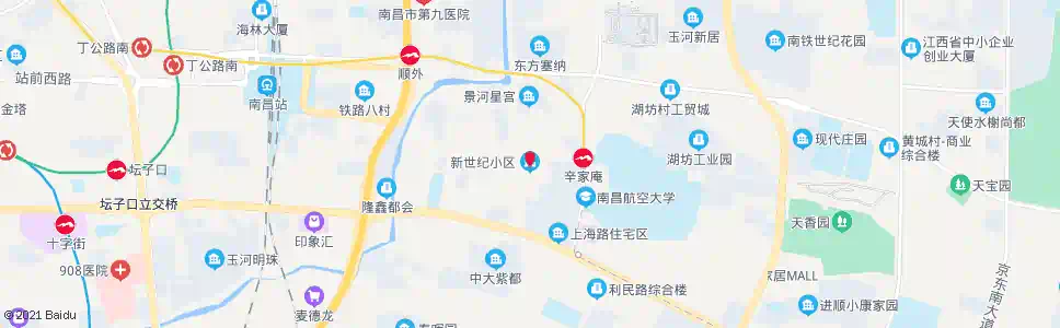 南昌新世纪小区_公交站地图_南昌公交_妙搜公交查询2025