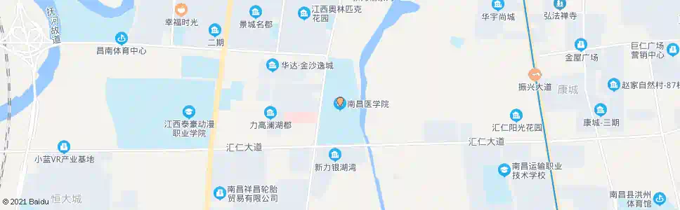 南昌学院路口_公交站地图_南昌公交_妙搜公交查询2025