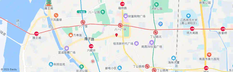 南昌电信大楼(临时站)_公交站地图_南昌公交_妙搜公交查询2025