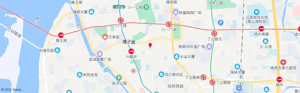 南昌莲塘第八中学_公交站地图_南昌公交_妙搜公交查询2025