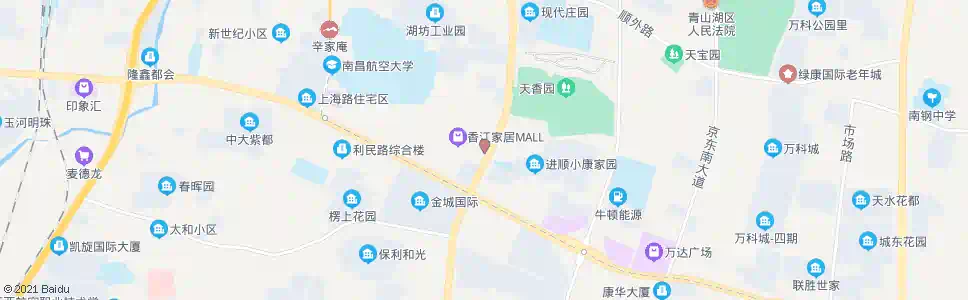 南昌嘉俊陶瓷香江店_公交站地图_南昌公交_妙搜公交查询2025