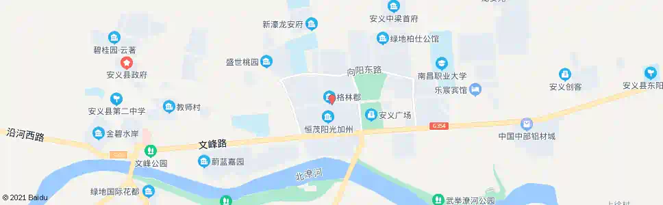 南昌恒茂北门_公交站地图_南昌公交_妙搜公交查询2025