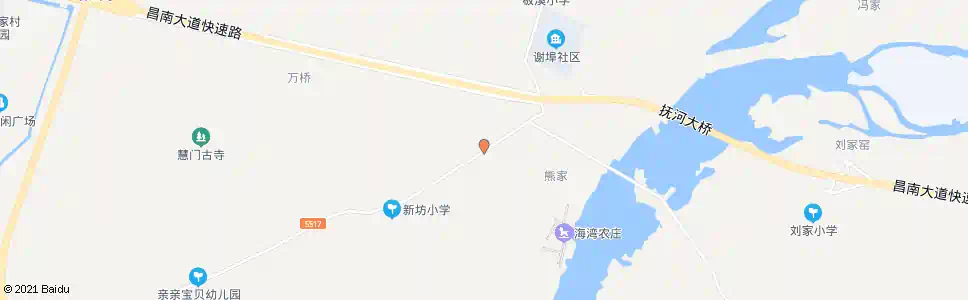 南昌新坊北头村_公交站地图_南昌公交_妙搜公交查询2025