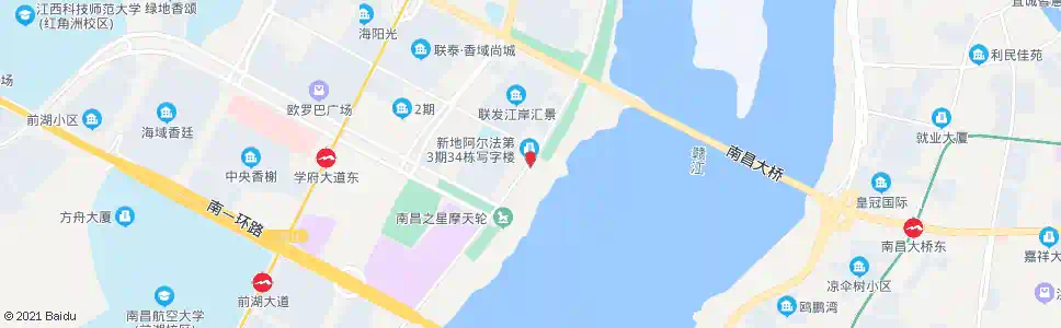 南昌赣江南大道口_公交站地图_南昌公交_妙搜公交查询2025