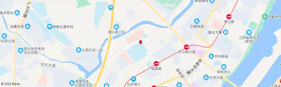南昌南昌新二中_公交站地图_南昌公交_妙搜公交查询2025