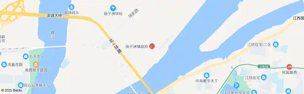 南昌扬子洲乡政府_公交站地图_南昌公交_妙搜公交查询2025