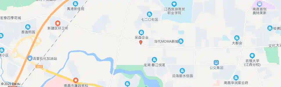 南昌文全村_公交站地图_南昌公交_妙搜公交查询2025