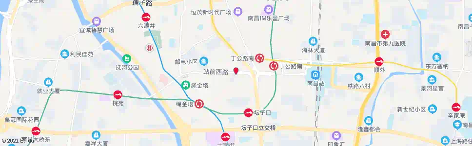南昌联圩街上_公交站地图_南昌公交_妙搜公交查询2025
