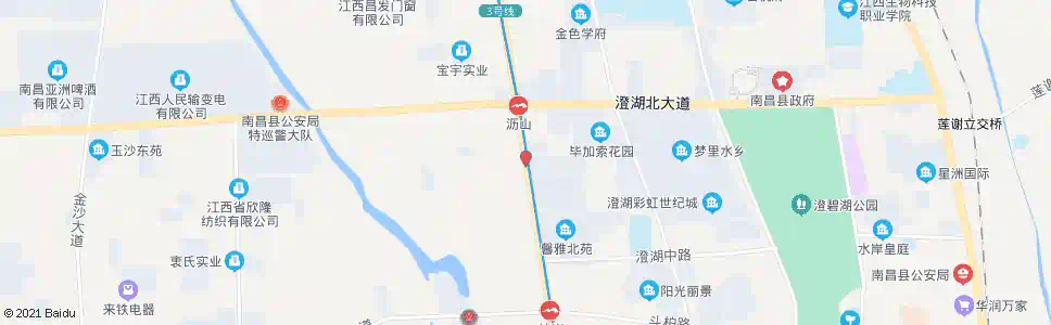 南昌小蓝二路口_公交站地图_南昌公交_妙搜公交查询2025