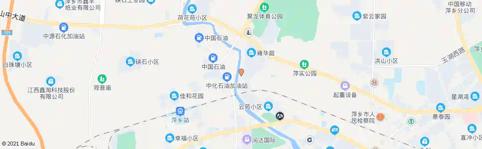 萍乡铂金水岸_公交站地图_萍乡公交_妙搜公交查询2025