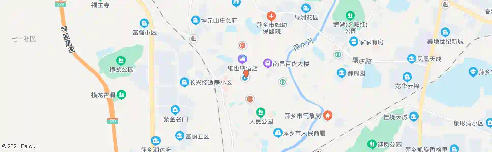 萍乡市建行_公交站地图_萍乡公交_妙搜公交查询2025