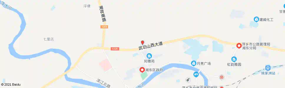 萍乡湘东法院_公交站地图_萍乡公交_妙搜公交查询2025