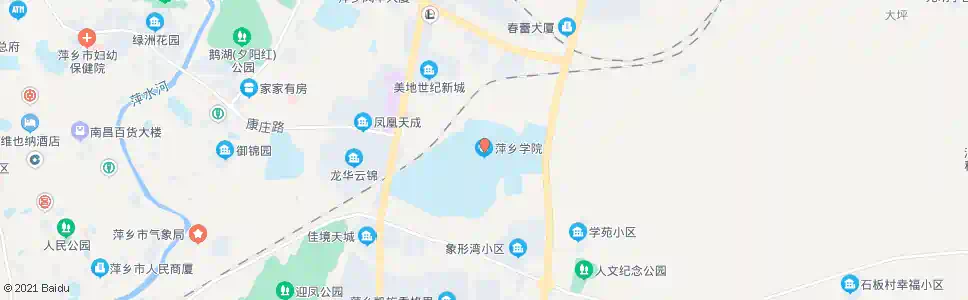 萍乡萍乡学院_公交站地图_萍乡公交_妙搜公交查询2025