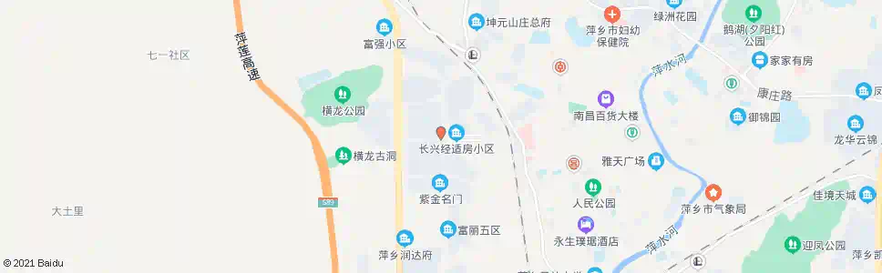 萍乡塞纳名城_公交站地图_萍乡公交_妙搜公交查询2025