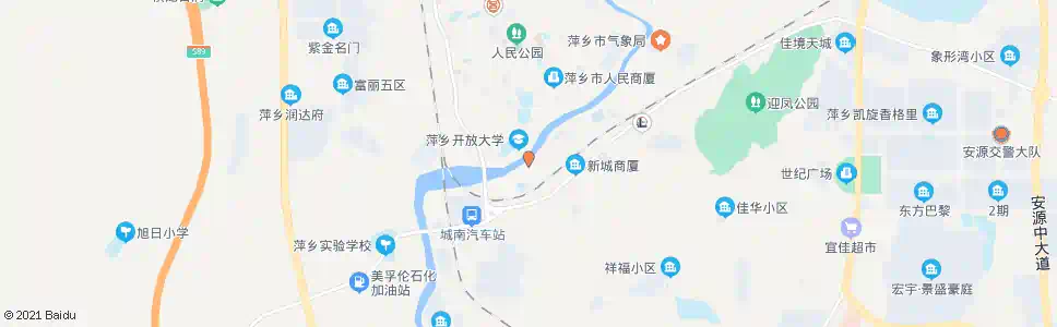 萍乡南台小学_公交站地图_萍乡公交_妙搜公交查询2025