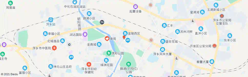 萍乡金陵小区_公交站地图_萍乡公交_妙搜公交查询2025