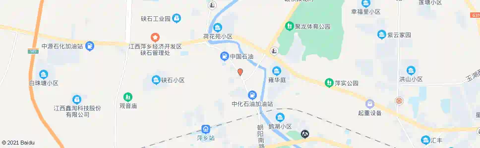 萍乡朝阳花园_公交站地图_萍乡公交_妙搜公交查询2025