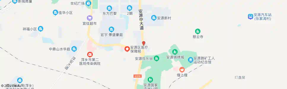 萍乡安源派出所_公交站地图_萍乡公交_妙搜公交查询2025