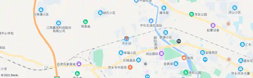 萍乡萍中_公交站地图_萍乡公交_妙搜公交查询2025