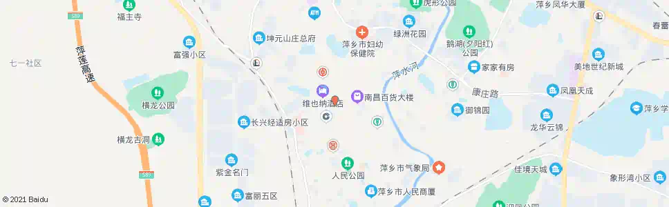 萍乡绿茵广场_公交站地图_萍乡公交_妙搜公交查询2025