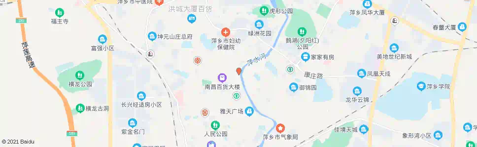 萍乡爱华老年公寓_公交站地图_萍乡公交_妙搜公交查询2025