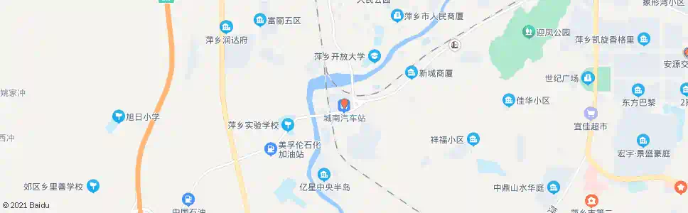 萍乡城南站_公交站地图_萍乡公交_妙搜公交查询2025