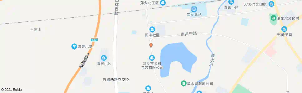 萍乡田中_公交站地图_萍乡公交_妙搜公交查询2025