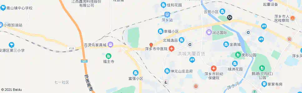 萍乡田家炳中学_公交站地图_萍乡公交_妙搜公交查询2025