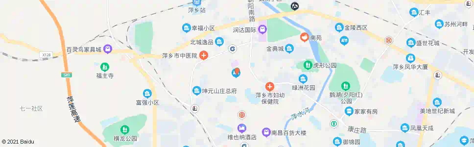 萍乡汇蓝国际_公交站地图_萍乡公交_妙搜公交查询2025