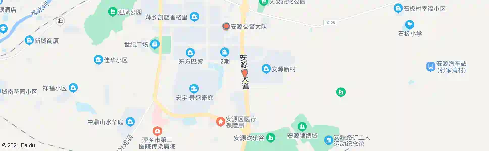 萍乡安源新村_公交站地图_萍乡公交_妙搜公交查询2025