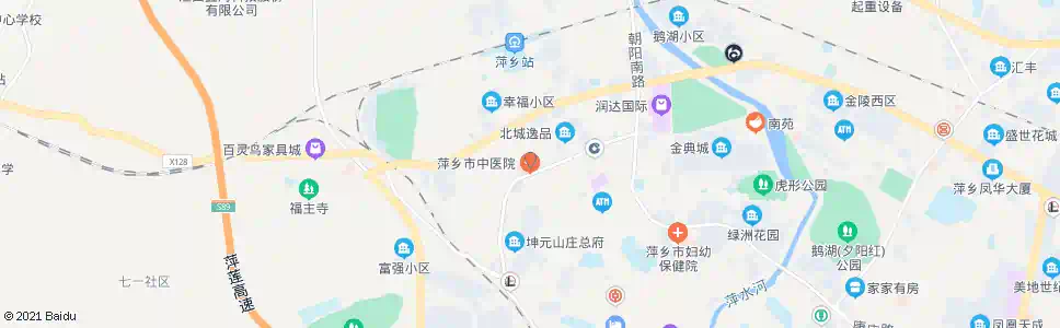 萍乡市中医院_公交站地图_萍乡公交_妙搜公交查询2025