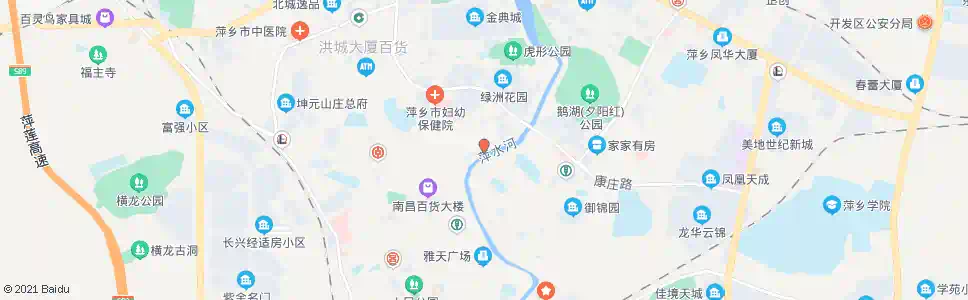 萍乡滨河西路江湾_公交站地图_萍乡公交_妙搜公交查询2025